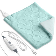 Pure Enrichment PureRelief Plush Designer Heating Pad (Aqua Stone)