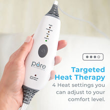 Load image into Gallery viewer, Pure Enrichment PureRelief Plush Designer Heating Pad (Aqua Stone) | Targeted Heat Therapy - 4 Heat Settings You Can Adjust To Your Comfort Level