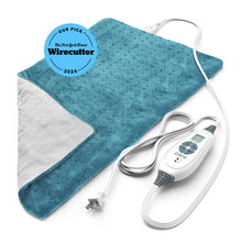 Load image into Gallery viewer, PureRelief® XL – King Size Heating Pad - Turquoise Blue