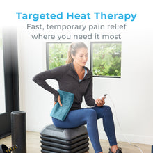 Load image into Gallery viewer, PureRelief® XL Electric Heating Pad - Turquoise Blue
