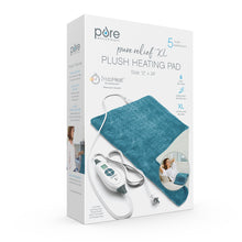 Load image into Gallery viewer, PureRelief® XL – King Size Heating Pad - Turquoise Blue | Packaging