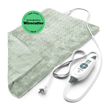 Load image into Gallery viewer, PureRelief® XL – King Size Heating Pad - Zen Green