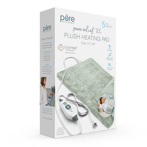 PureRelief® XL – King Size Heating Pad - Zen Green | Packaging