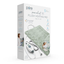 Load image into Gallery viewer, PureRelief® XL Electric Heating Pad - Zen Green | Packaging
