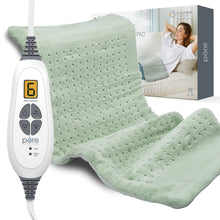 Load image into Gallery viewer, PureRelief® XL – King Size Heating Pad - Zen Green