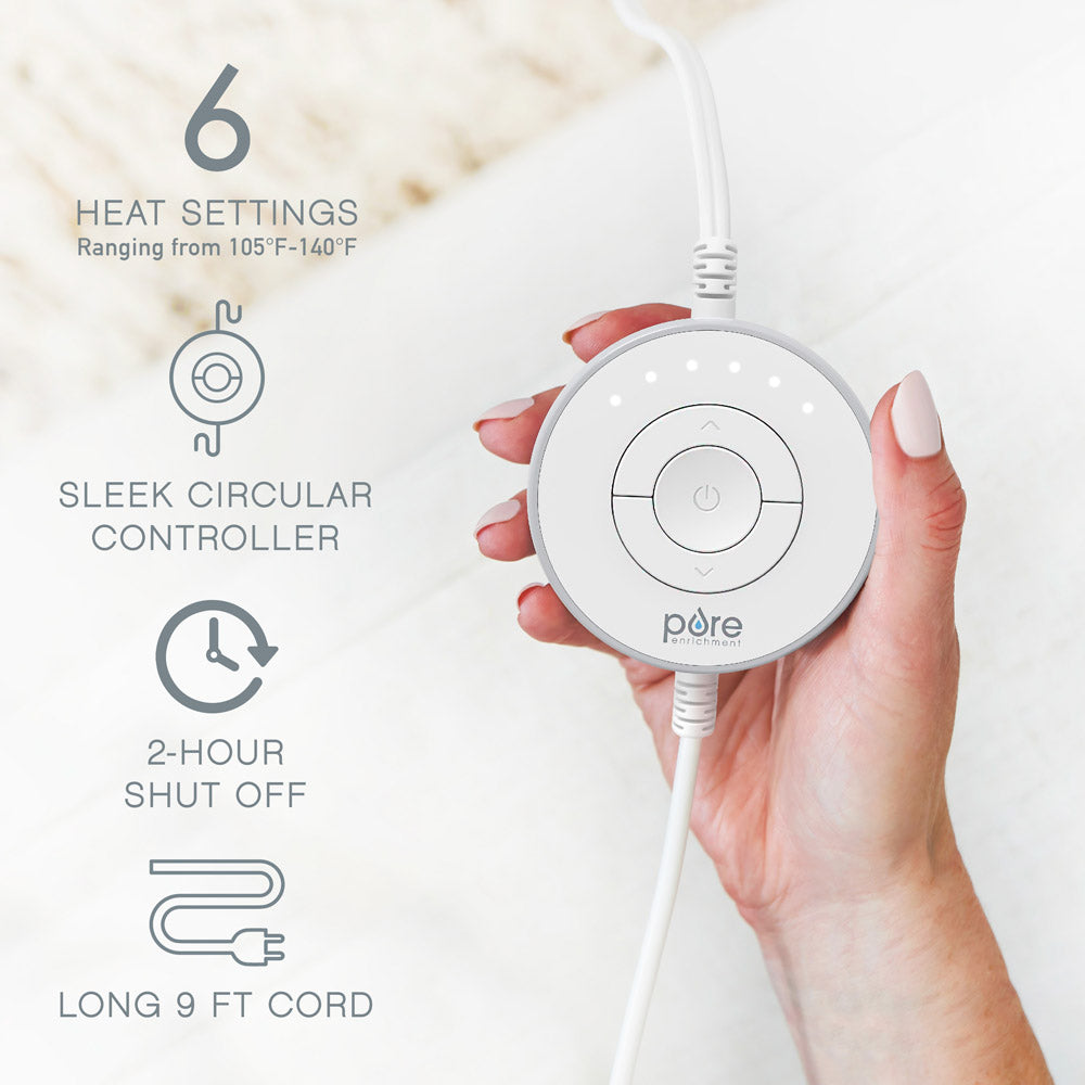 PureRadiance™ Back & Neck Luxury Heating Pad Pure Enrichment®