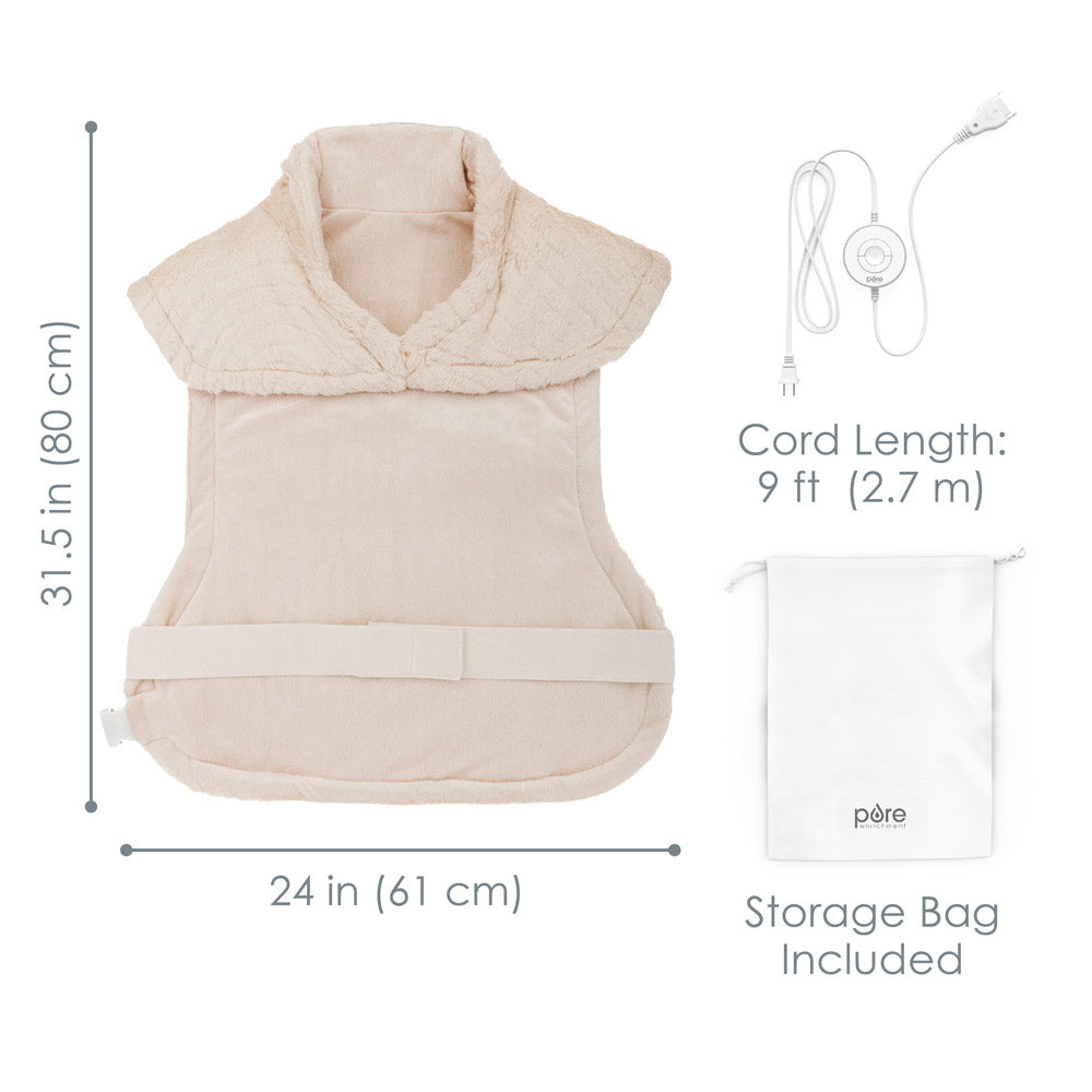 PureRadiance™ Back & Neck Luxury Heating Pad Pure Enrichment®