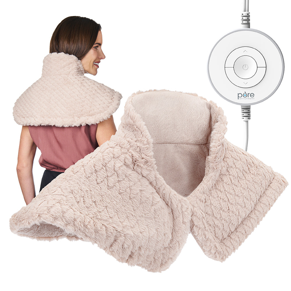 PureRadiance™ Neck & Shoulder Luxury Heating Pad | Pure Enrichment®