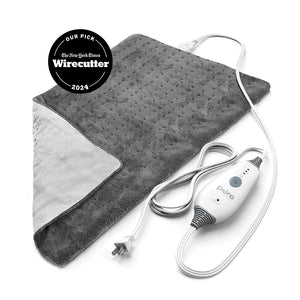 PureRelief® Deluxe Heating Pad - Gray