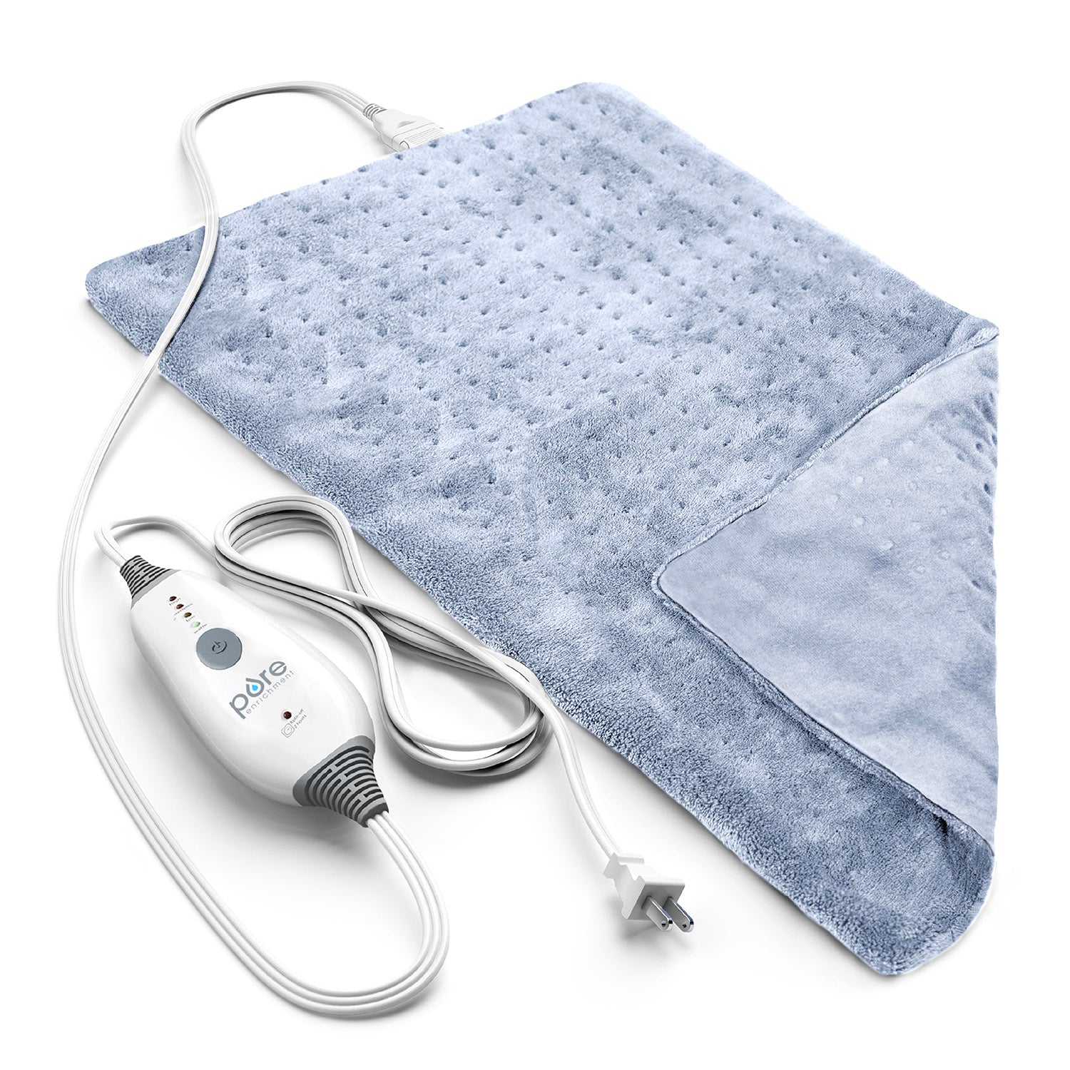 PureRelief® Deluxe Heating Pad - Rain Blue