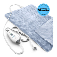 Load image into Gallery viewer, PureRelief® Deluxe Heating Pad - Rain Blue