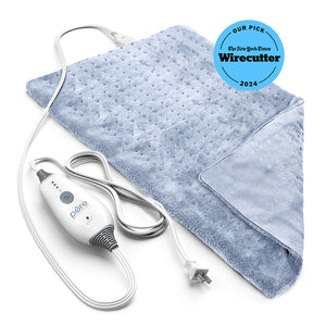 PureRelief® Deluxe Heating Pad - Rain Blue