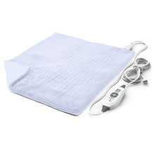 Load image into Gallery viewer, PureRelief® XXL Ultra-Wide Microplush Heating Pad | Periwinkle Powder | Pure Enrichment® Official Site