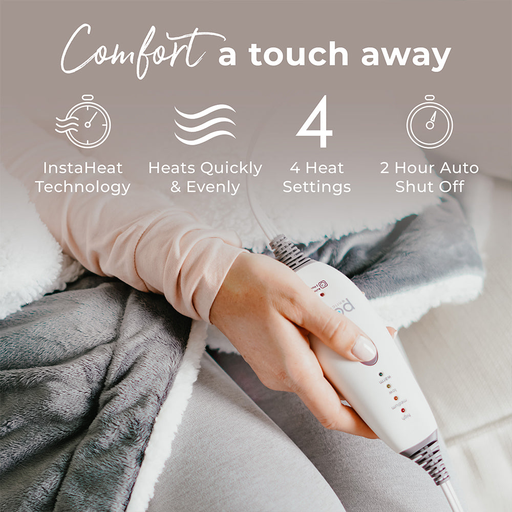 WeightedWarmth™ Weighted Throw Blanket with Heat Pure Enrichment®