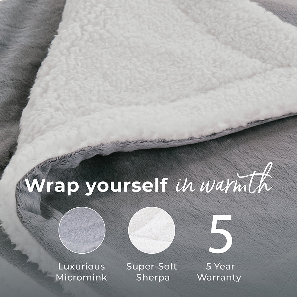 WeightedWarmth™ Weighted Throw Blanket with Heat Pure Enrichment®
