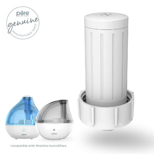 MistAire™ and MistAire™ Silver Humidifier (PEHUMIDIF & PEHUMGRY) - Humidifier Decalcification Cartridge Filter | Pure Enrichment® Official Site