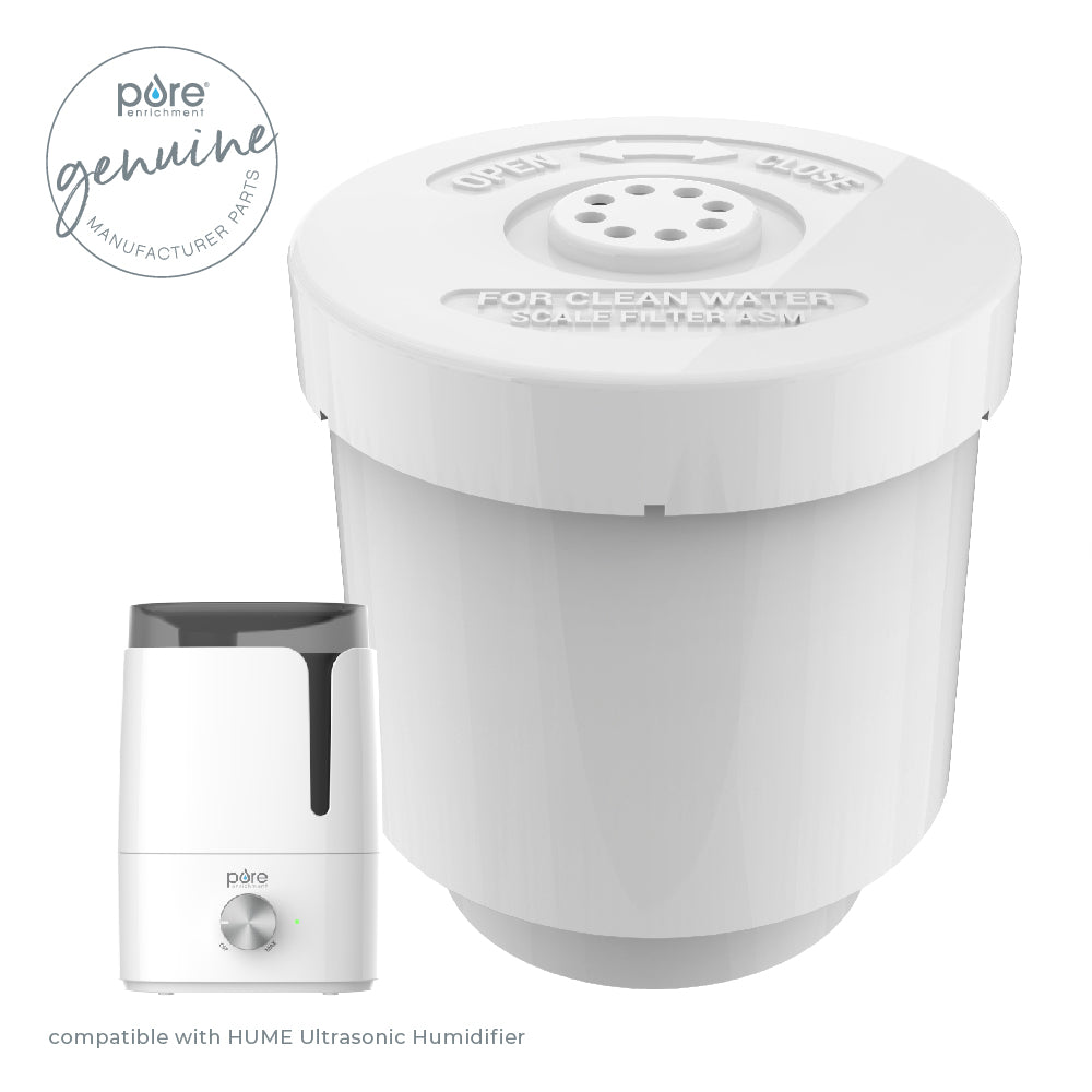 HUME™ Ultrasonic Cool Mist Humidifier (PEHUME) - Humidifier Decalcification Cartridge Filter | Pure Enrichment® Official Site