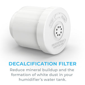 HUME™ Ultrasonic Cool Mist Humidifier (PEHUME) - Humidifier Decalcification Cartridge Filter - Decalcification Filter - Reduce Mineral Buildup And The Formation Of White Dust In Your Humidifier’s Water Tank