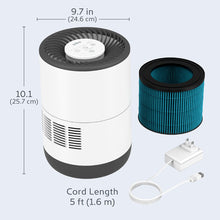 Load image into Gallery viewer, MistAire™ Eva 4-Speed Evaporative Humidifier | Product Dimensions