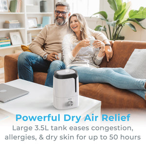 Pure Enrichment® HUME™ Ultrasonic Cool Mist Humidifier - Powerful Dry Air Relief