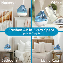 Load image into Gallery viewer, MistAire™ Ultrasonic Cool Mist Humidifier | Pure Enrichment® - Freshen Air In Every Space - Up To 250 Sq. Ft. (Nursery, Office, Bedroom, or Living Room)