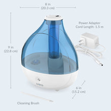 Load image into Gallery viewer, MistAire™ Ultrasonic Cool Mist Humidifier | Pure Enrichment® - Product Dimensions