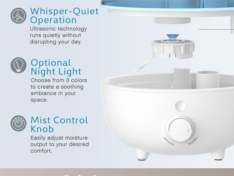 MistAire™ XL Cool Mist Humidifier | Pure Enrichmemt® – Pure Enrichment