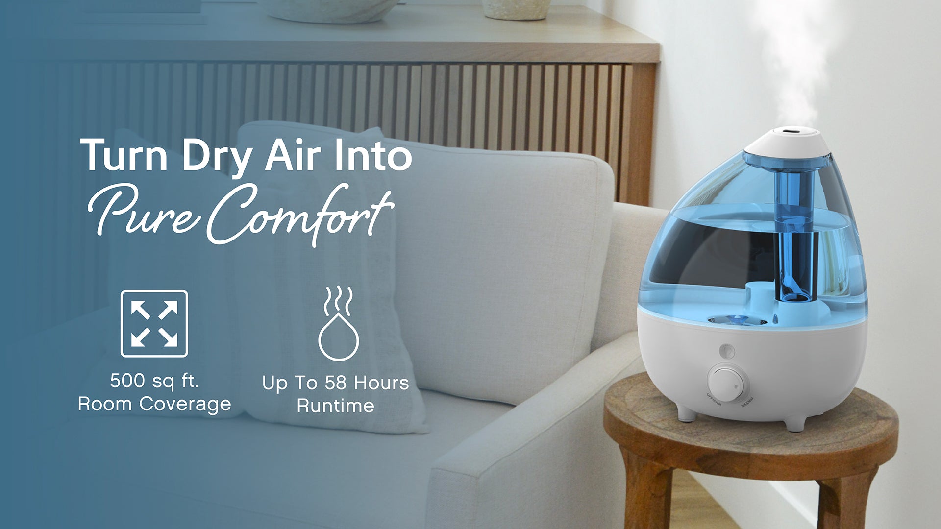 ガリウム パウダー モイスト、ウエット MistAire™ XL Cool Mist Humidifier | Pure Enrichmemt® – Pure Enrichment
