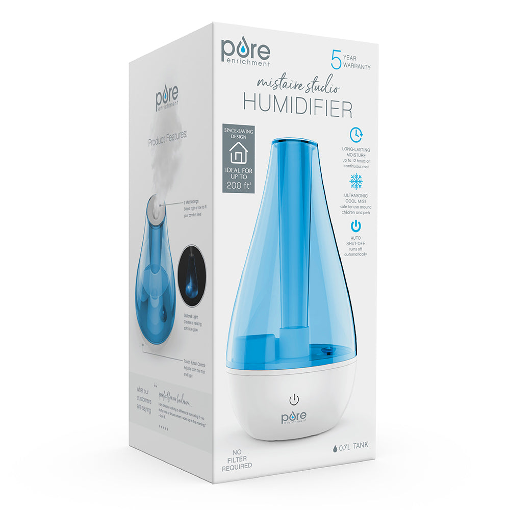 MistAire™ Studio Ultrasonic Cool Mist Humidifier | Pure Enrichment®