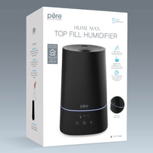 Load image into Gallery viewer, HUME™ Max Top Fill Humidifier - Black | Product Packaging