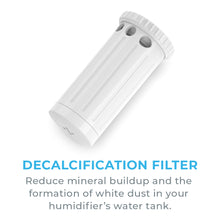 Load image into Gallery viewer, HUME™ Sense Humidifier (PEHUTRB-W) - Humidifier Decalcification Cartridge Filter - Decalcification Filter - Reduce Mineral Buildup And The Formation Of White Dust In Your Humidifier’s Water Tank