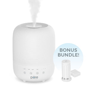 HUME™ Sense Bundle - 1 Humidifier, 1 Filter, & 10 Scent Pads | Pure Enrichment®