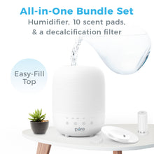 Load image into Gallery viewer, HUME™ Sense Bundle - 1 Humidifier, 1 Filter, &amp; 10 Scent Pads | Pure Enrichment®
