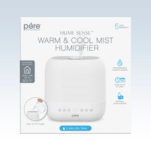 Load image into Gallery viewer, HUME™ Sense Warm &amp; Cool Mist Top Fill Humidifier - Packaging