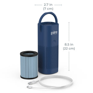 Mini Purificateur D'air L'ozone,purificateur D Air Silencieux,purificateur  D'air Chambre,purificateur Dair Portable Anti-bactrienne Taux 99% Pour Mai