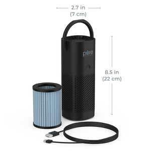 PureZone™ Mini Portable Air Purifier