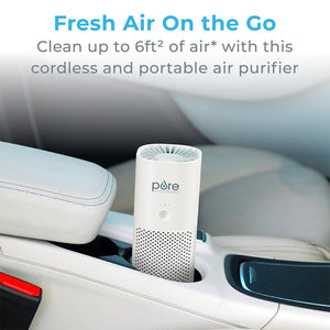 PureZone Mini Portable Air Purifier | Pure Enrichment White