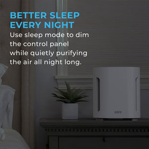 PureZone™ True HEPA Air Purifier & Replacement Filter Bundle Helps Your Sleep Better Every Night