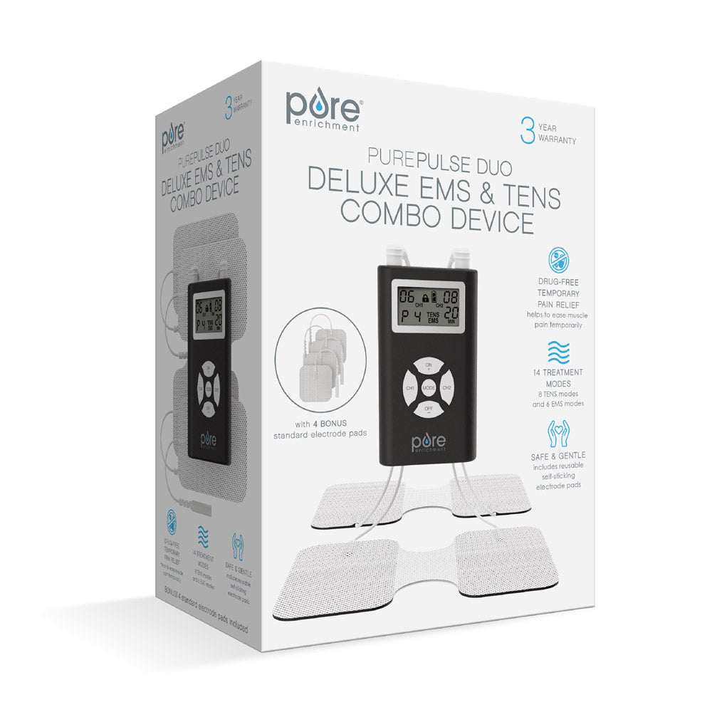 Load image into Gallery viewer, PurePulse™ Duo TENS and EMS Combo Muscle Stimulator | Pure Enrichment®