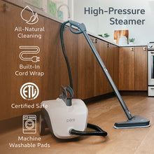 Load image into Gallery viewer, PureClean™ XL Rolling Steam Cleaner | All-Natural Cleaning, Built-In Cord Wrap, Certified Safe, And Machine-Washable Pads