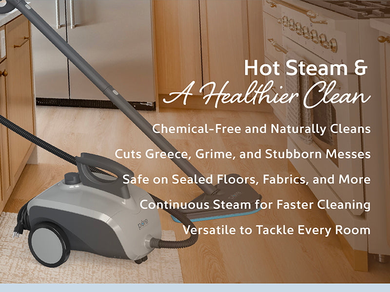 PureClean™ XL Rolling Steam Cleaner | Pure Enrichment®