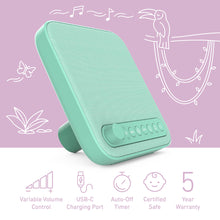 Load image into Gallery viewer, PureBaby Sound Machine - Variable Volume Control, USB-C Charging Port, Auto-Off Timer, Certified Safe, And 5 Year Warranty | Pure Enrichment® Official Site