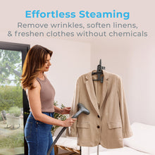 Load image into Gallery viewer, PureSteam™ XL Standing Fabric Steamer | Effortless Steaming to remove wrinkles, soften linens and freshen clothes