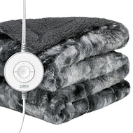 PureRadiance™ Luxury Heated Throw Blanket (Smoke) | Pure Enrichment®
