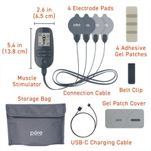 Load image into Gallery viewer, PurePulse™ Trio TENS &amp; EMS Muscle Stimulator + Heat | Pure Enrichment®