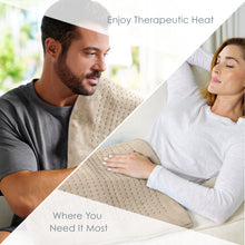 Load image into Gallery viewer, PureRelief Ultra-Wide Heating Pad - Enjoy Therapeutic Heat Where You Need It Most