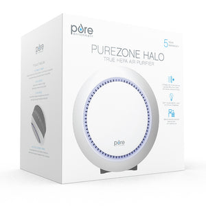 PureZone™ Halo True HEPA Air Purifier - White