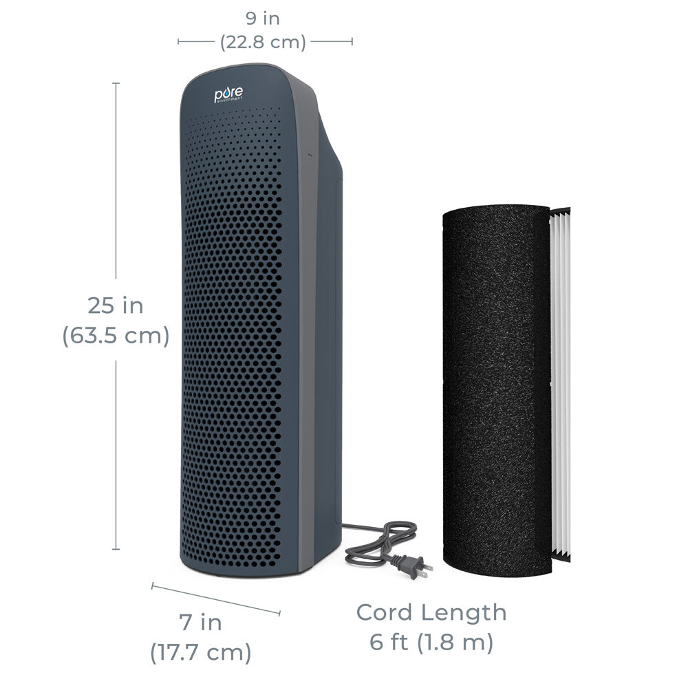 Load image into Gallery viewer, PureZone™ Elite 4-in-1 True HEPA Air Purifier | Graphite