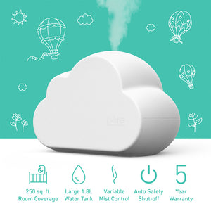 PureBaby Cloud Ultrasonic Cool Mist Humidifier