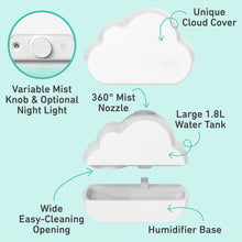 Load image into Gallery viewer, PureBaby® Cloud Ultrasonic Cool Mist Humidifier